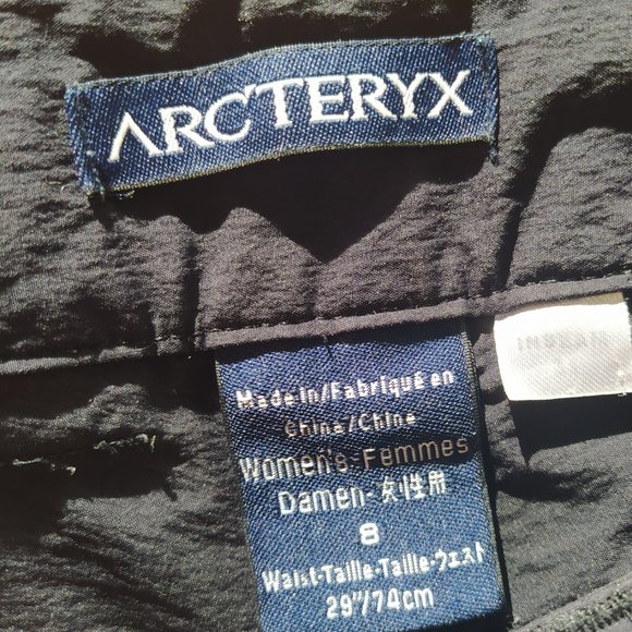 Arc'teryx Parapet Hiking Pants in Black - Size 8 - Picture 5 of 5